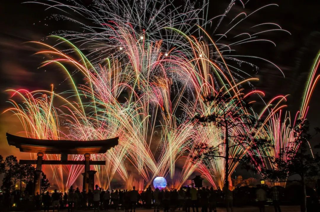 Tokyo Tower fireworks, Japan New Year, Tokyo fireworks