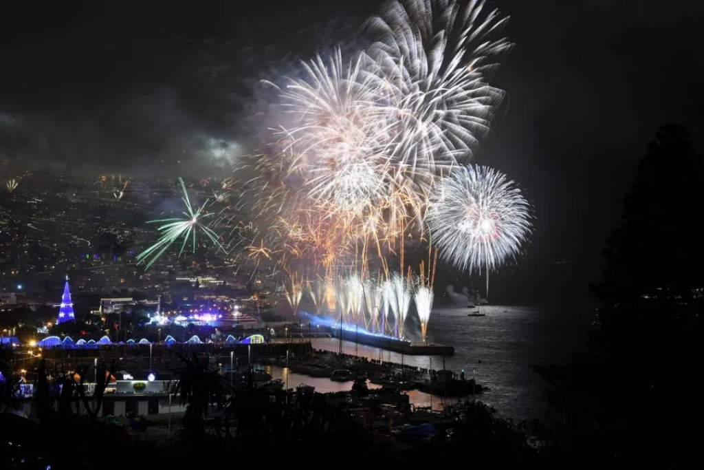 Madeira fireworks, Portugal New Year's, Madeira New Year's Eve